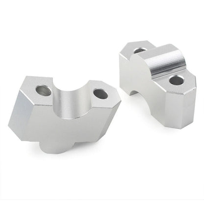 Handlebar Riser Clamp for Kawasaki Z750 (2004–2011) Z1000 (2003–2016) Silver