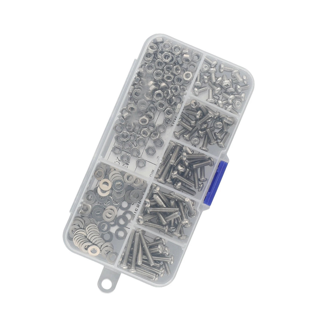 320 pcs Stainless Steel Screw Bolt Nut Set for Assorted Applications