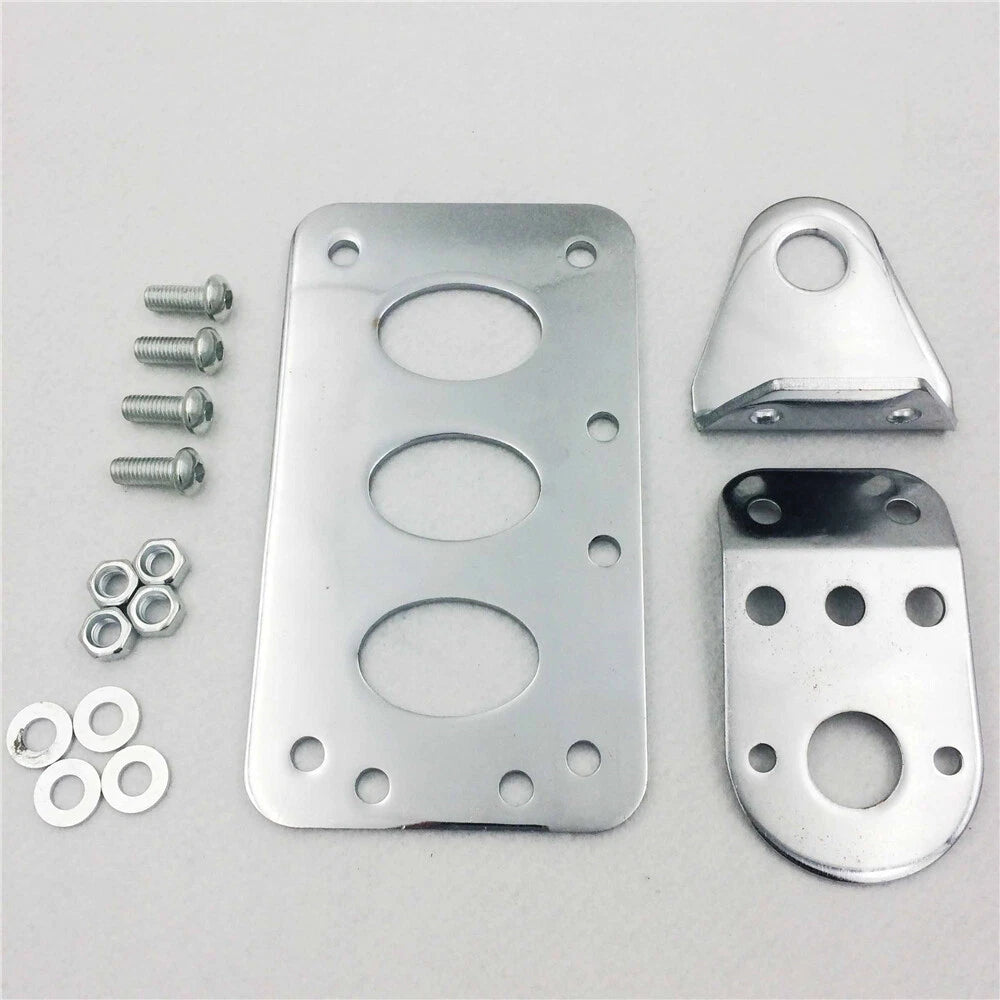 License Plate Holder for Harley Bobber Chopper (Chrome)