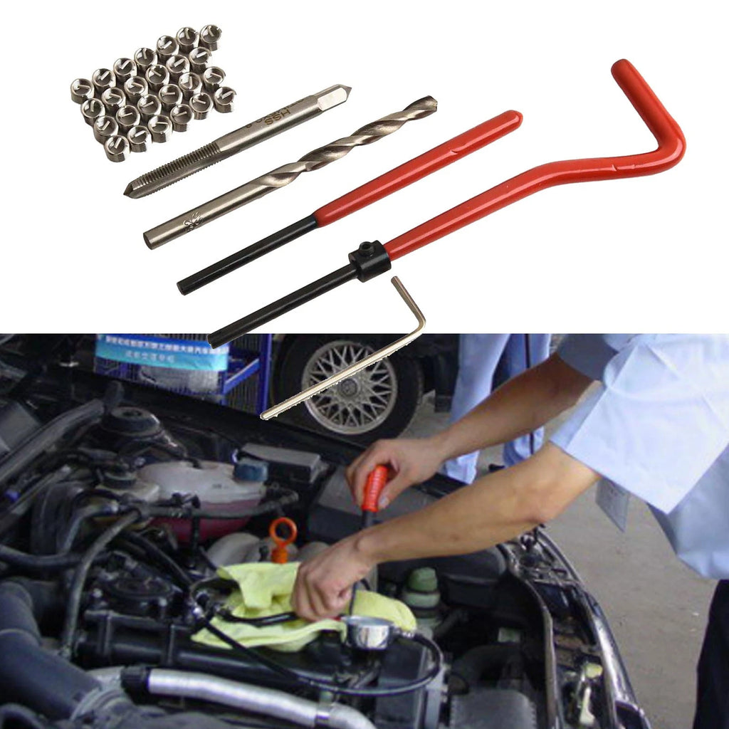M5 Metric Thread Repair Coil Kit with Installation Tools (30 Pcs)