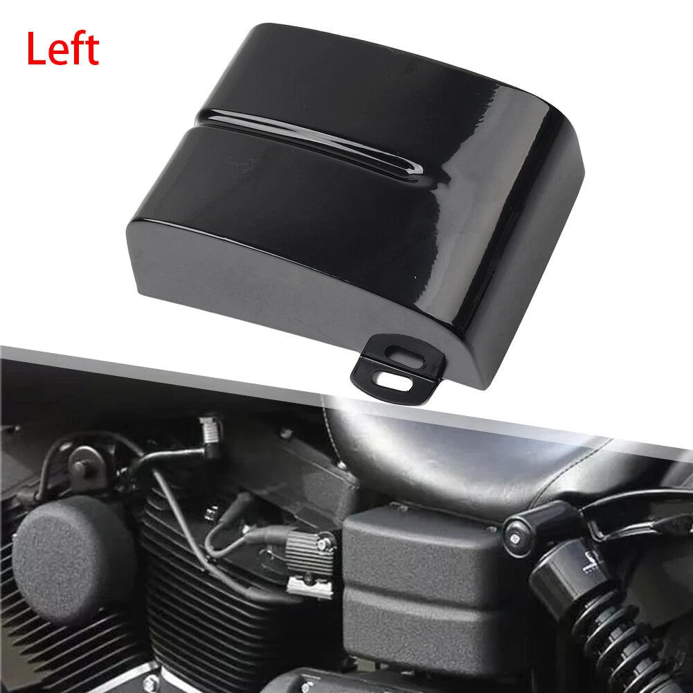 Left Side Battery Cover Metal for Harley Dyna Street Bob FXDB (2006–2017)