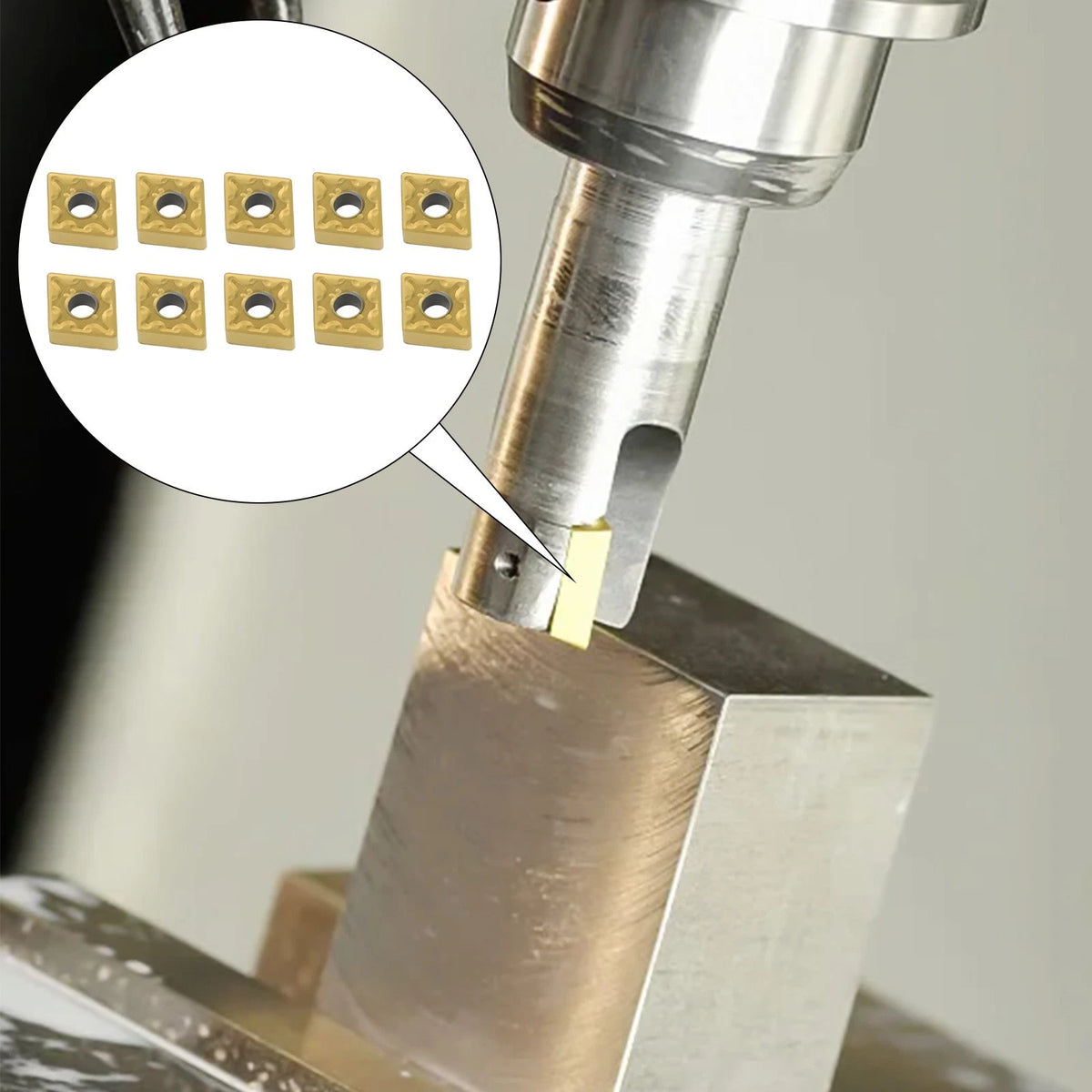 10PC CNC Milling Inserting Set for Metalworking