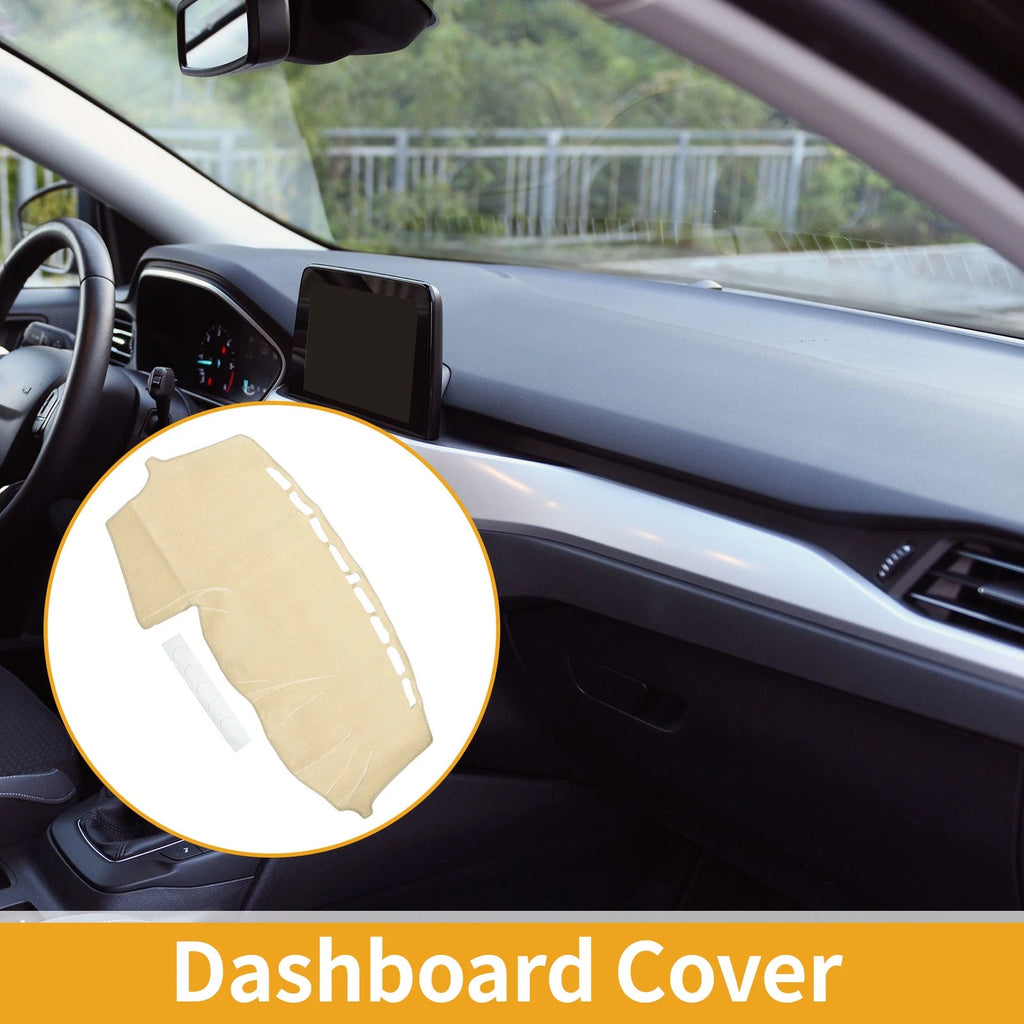 Dashboard Cover Dash Mat Carpet Beige 1 Piece for Ford Focus (2012–2018)