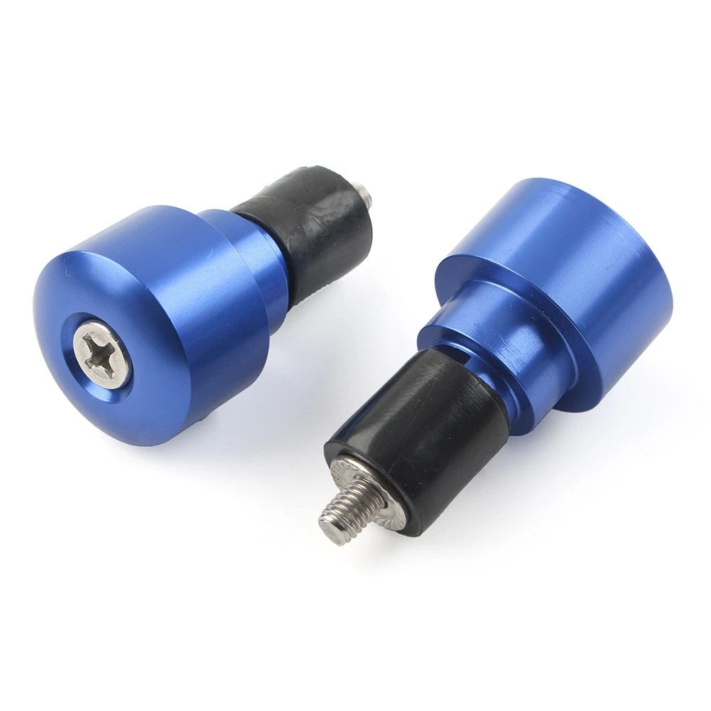 Handlebar Grips & End Slider Caps for Honda CBR600RR (2003–2019) - Blue