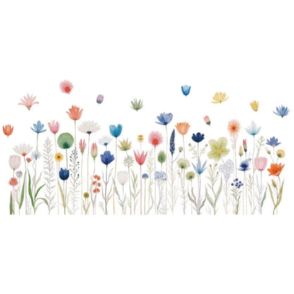 Floral Wall Decals for Living Room (Creative Repositioning)