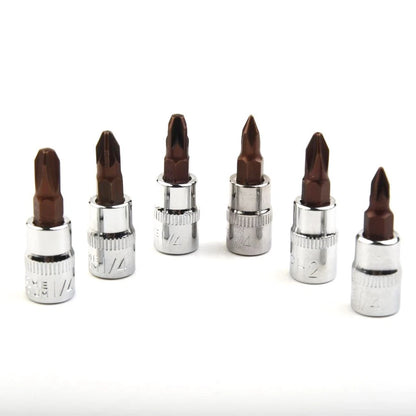 Bit Screwdriver Bit 38mm 6.35mm 1/4" Chrome Vanadium Steel PH1