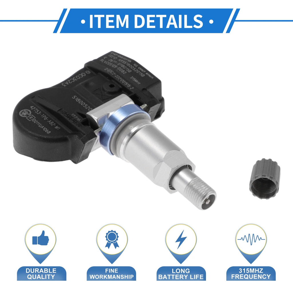 TPMS Sensor for Honda Crosstour 2.4 3.5 (2012–2015)