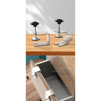 Stainless Steel Drawer Front Fixing with Nylon Clamping Disc