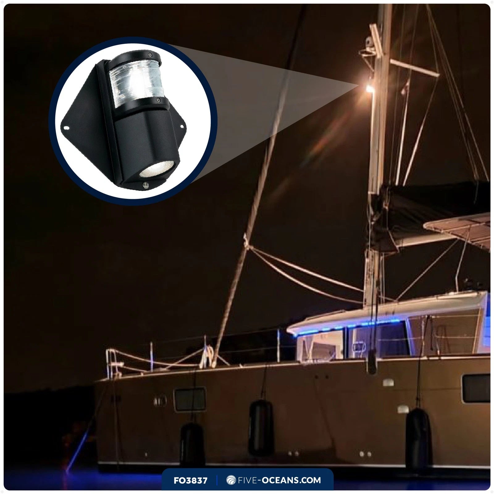 LED Combination Masthead Deck Light for Marine Use (12V)