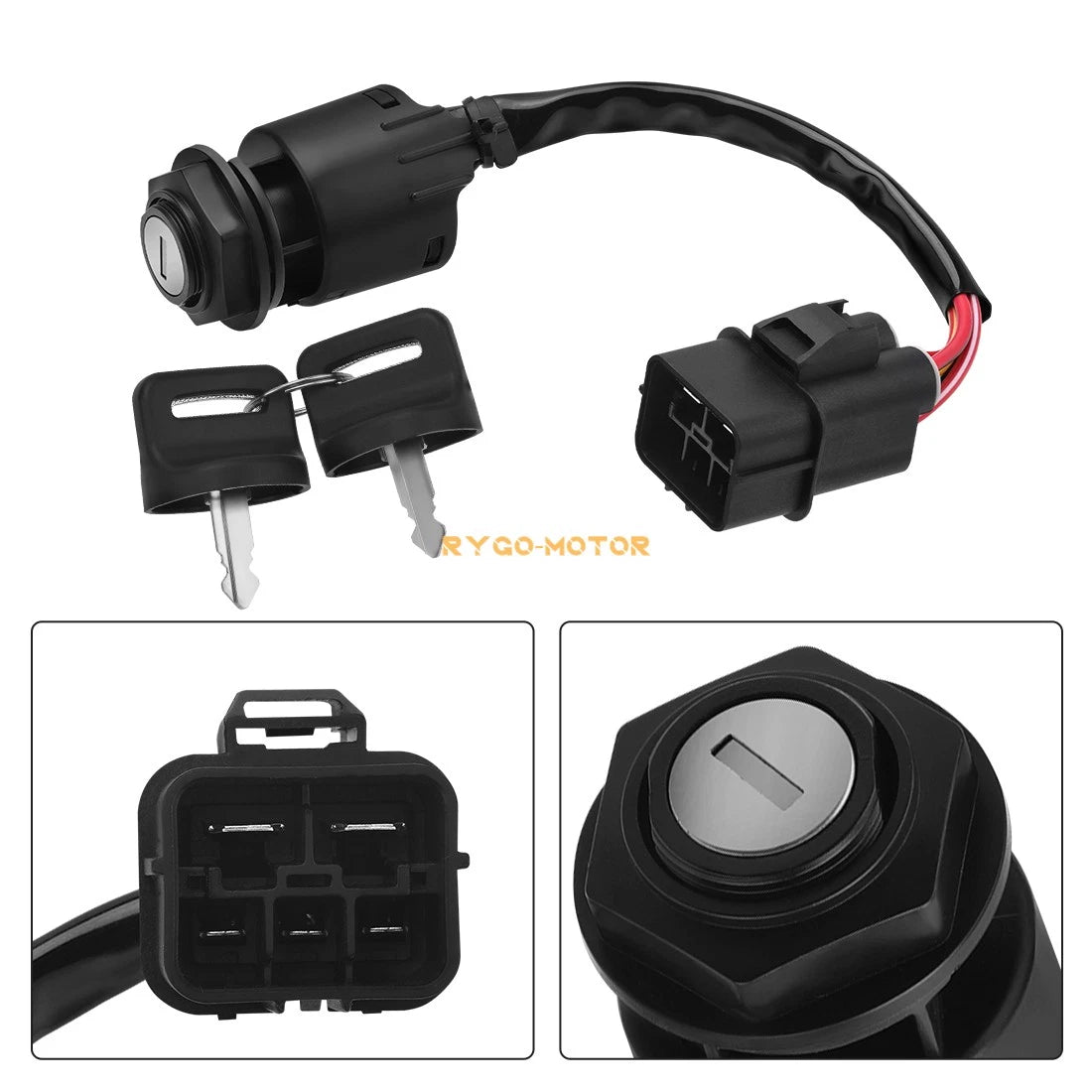 Ignition Switch with 2 Keys for Honda Pioneer 700 (2023–2024) 35100-HL3-B41