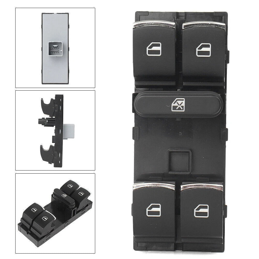 Driver Side Power Window Switch for VW Passat Jetta Golf Tiguan Seat (2006–2019)