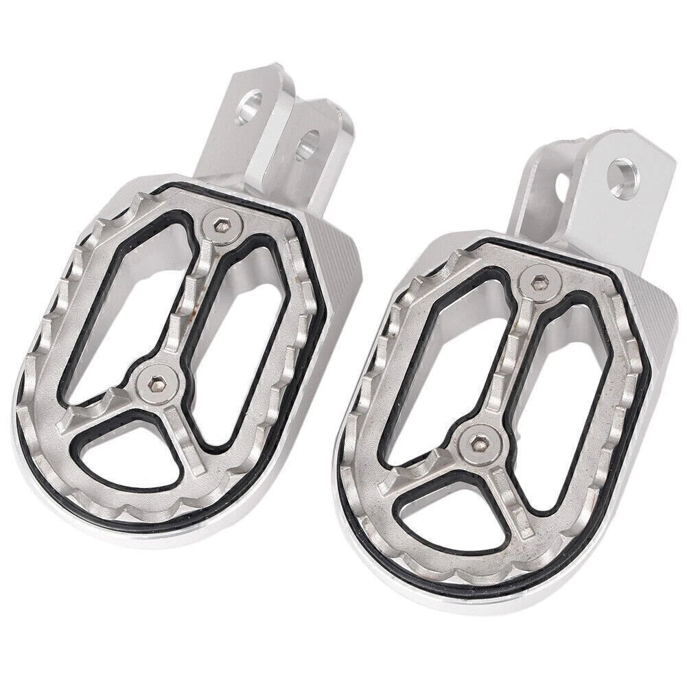 2X Foot Pegs for Honda CRF230L (2003–2009) Silver