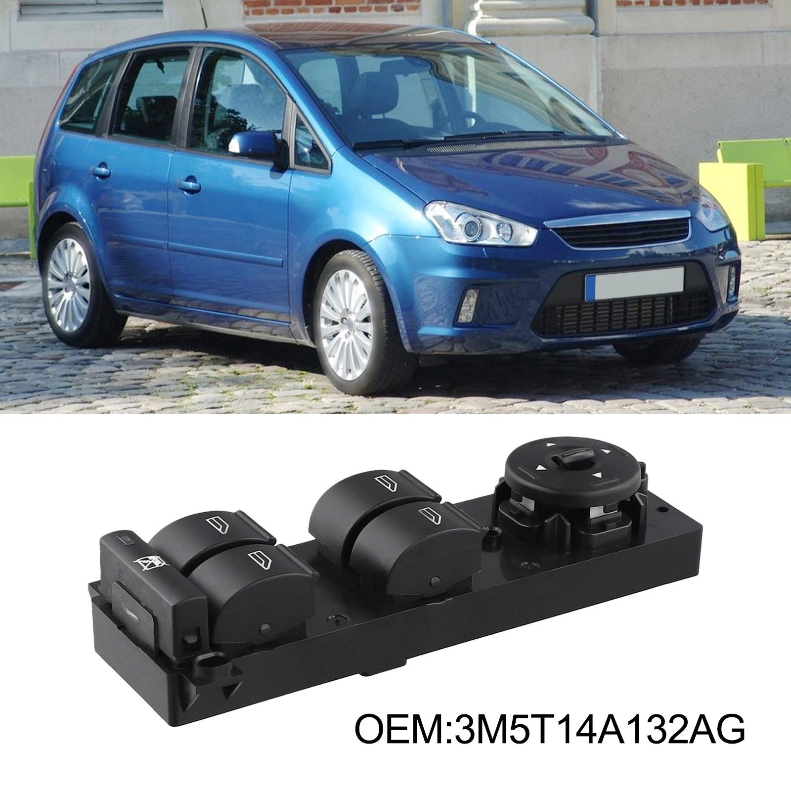 Window Function Control Switch for Ford Focus MK2, CMAX (2005–2011)