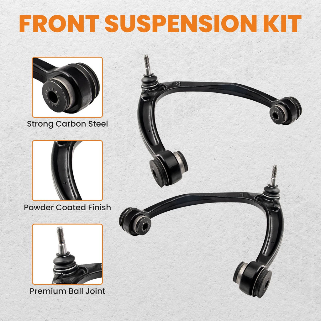 12x Front Upper Control Arms Kit for Chevy Silverado (2007–2013)
