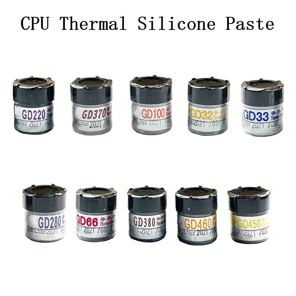 Silicone Thermal Paste for CPU GPU Chipset Cooling (20g/25g)