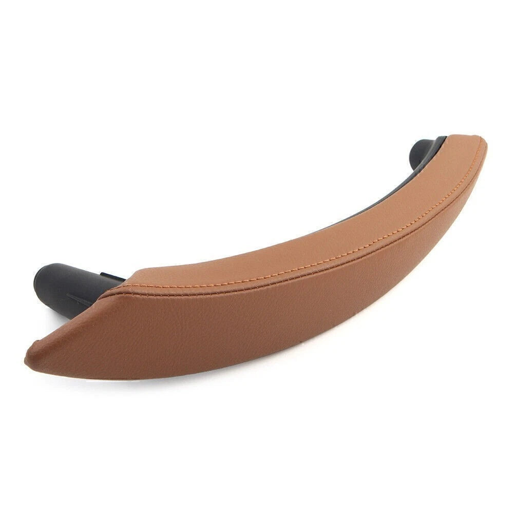 1Pcs Door Trim Pull Handle Left Side Real Leather for BMW X5 X6 (2007–2013)