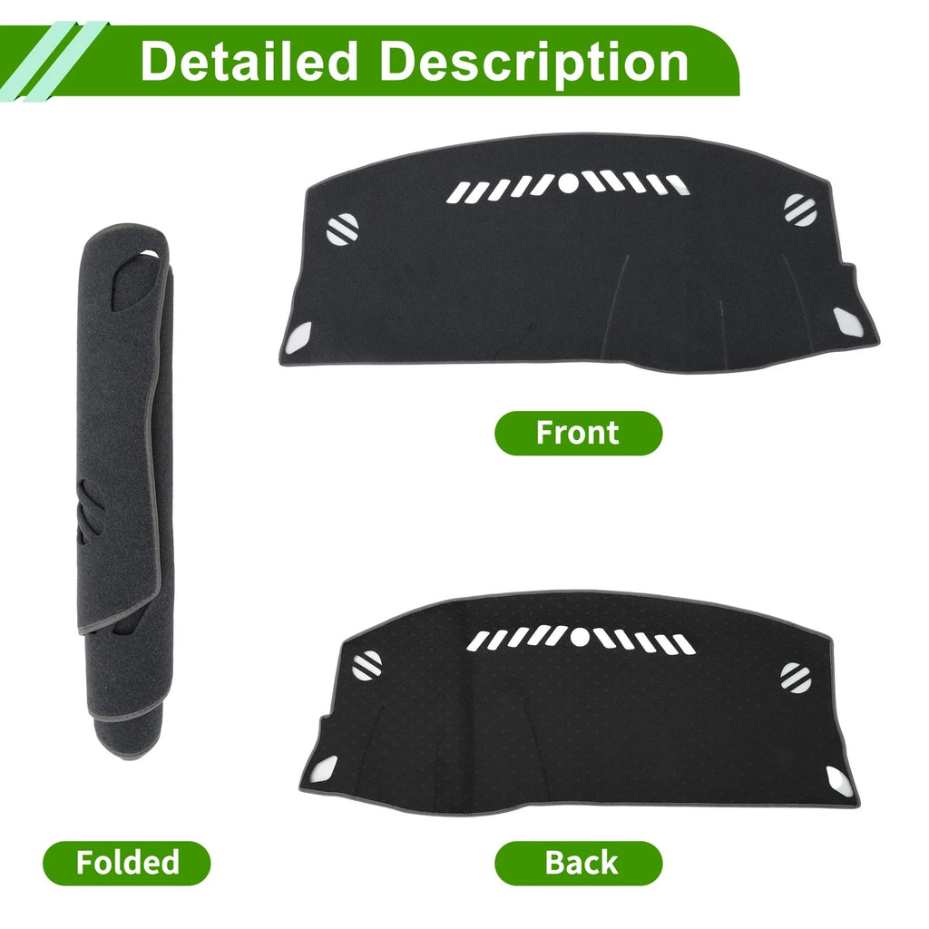 Dashboard Cover for Opel Astra K (2016–2019) Polyester Gray 1 Pc