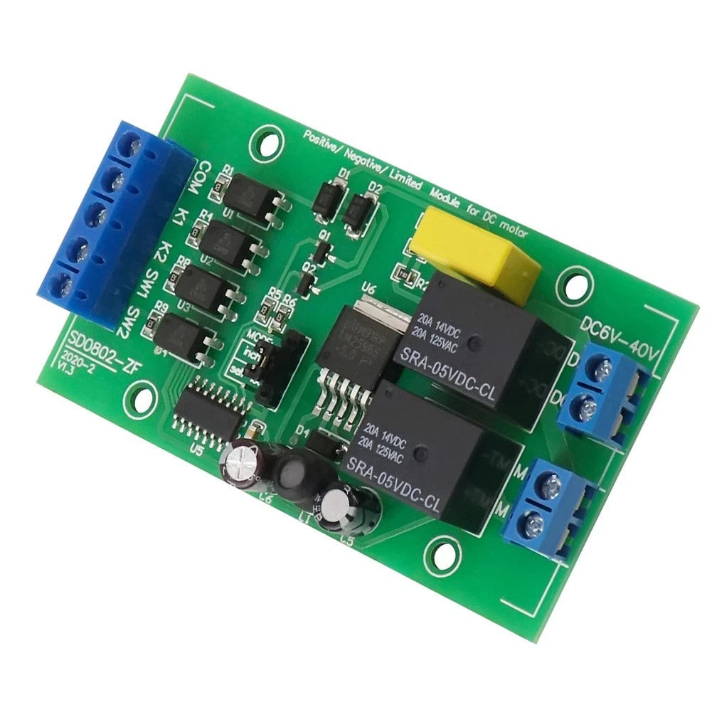 DC Motor Direction Control Module for DIY Automation Projects (6-40V)