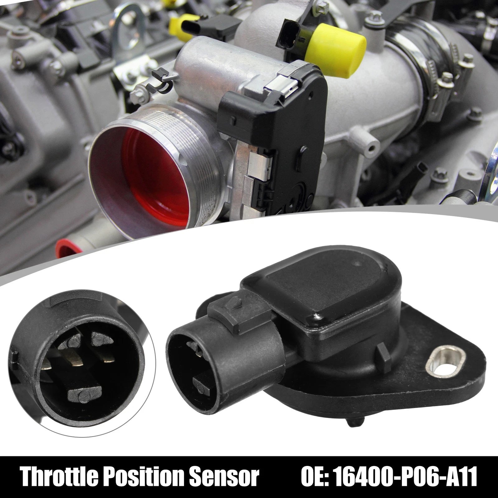 Throttle Position Sensor Replacement for Honda Accord 2.2L 2.7L (1990–1997)
