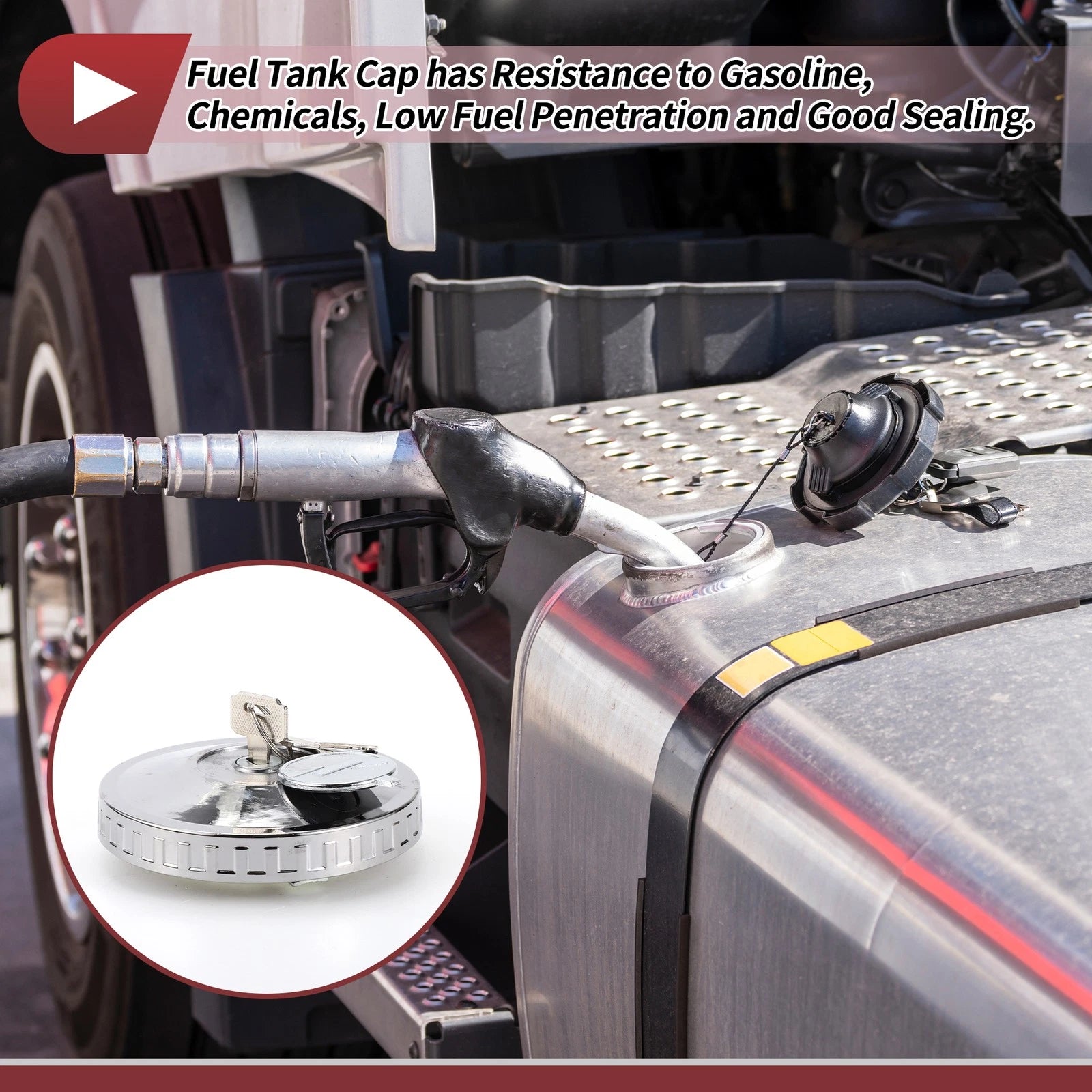 Locking Gas Cap Replacement for Mercedes-Benz LK LN2 LP MK (2000–2000)