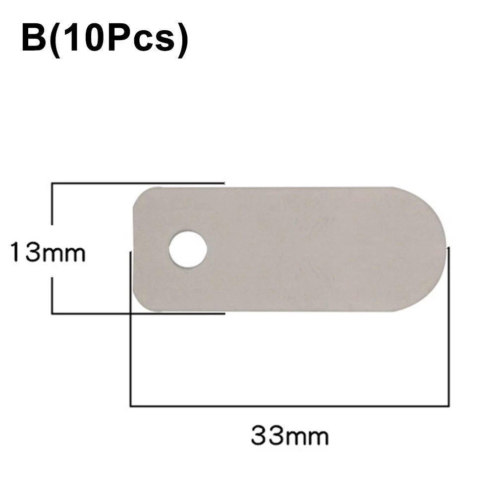 10 Pcs Valve Plates for Air Compressor Pump Head
