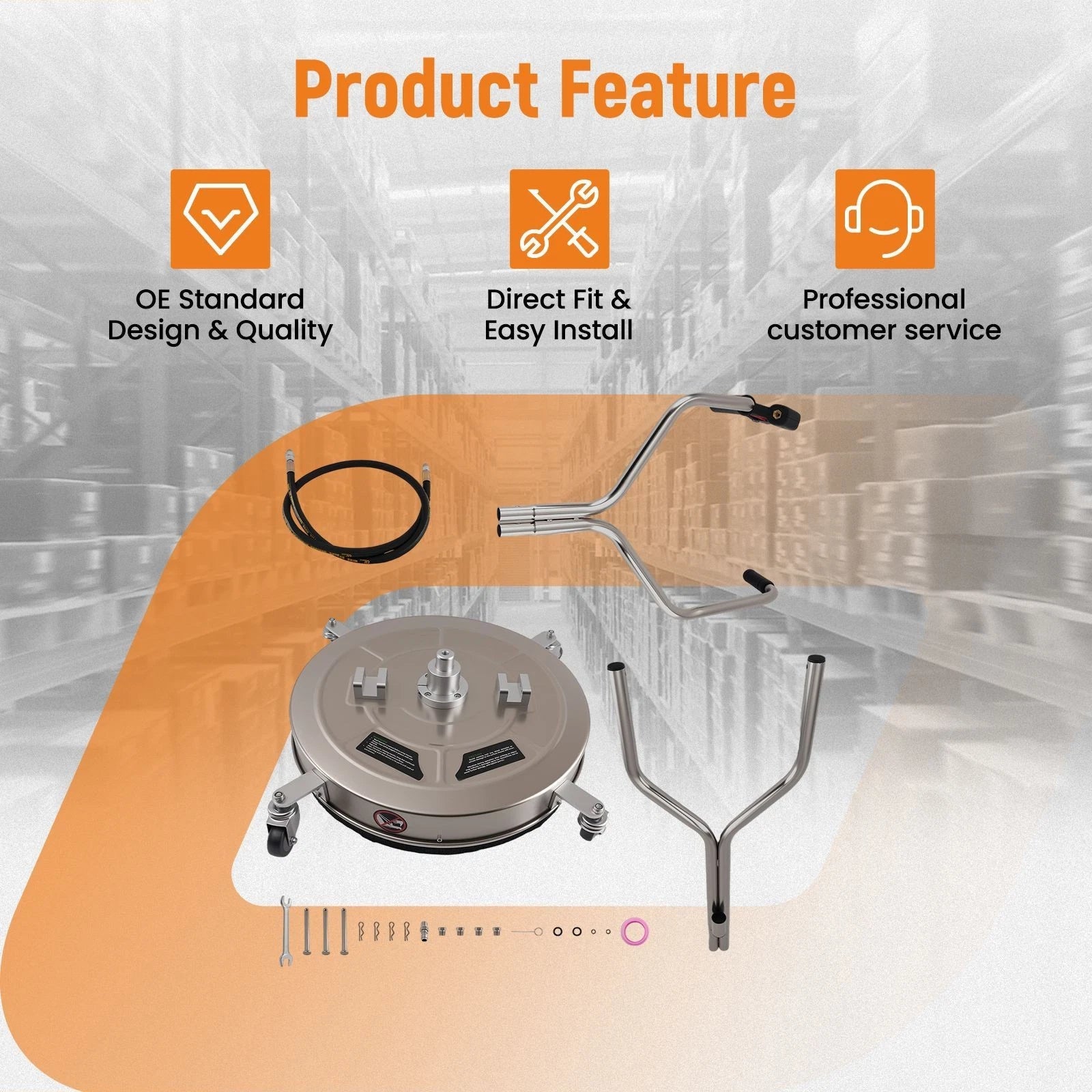 24inch Pressure Washer Surface Cleaner for