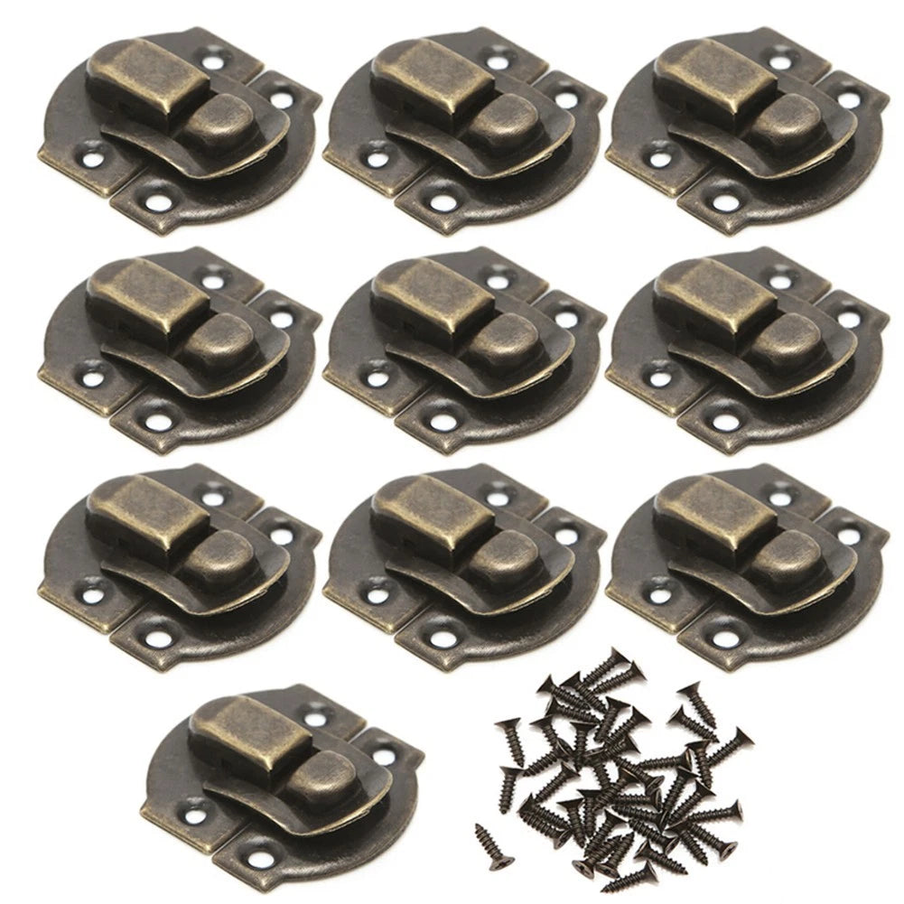 10pcs Treasure Box Buckles for Retro Design (No Specific Years)