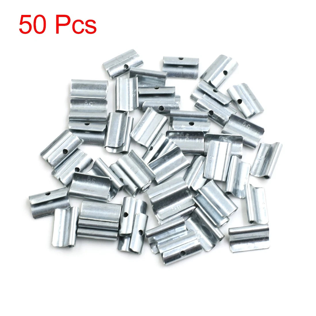 Clip-on Metal Wheel Balance Weights 5g 50 Pack for Motorcycle Car (25x16mm)