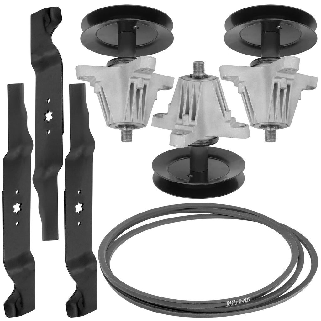 54 inch Deck Spindle Blade Belt Kit Replacement for Cub Cadet RZTL54KH (2014–2020)