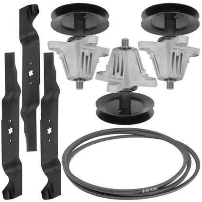 54 inch Deck Spindle Blade Belt Kit Replacement for Cub Cadet RZTL54KH (2014–2020)