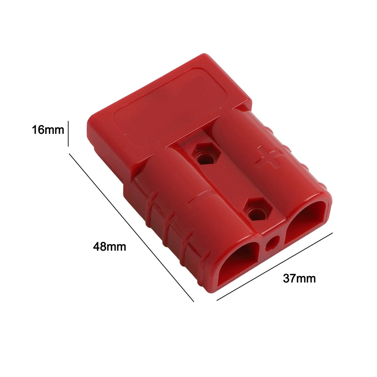 10X Red Battery Socket Quick Connectors Rated 50A 600V for Safe Connections