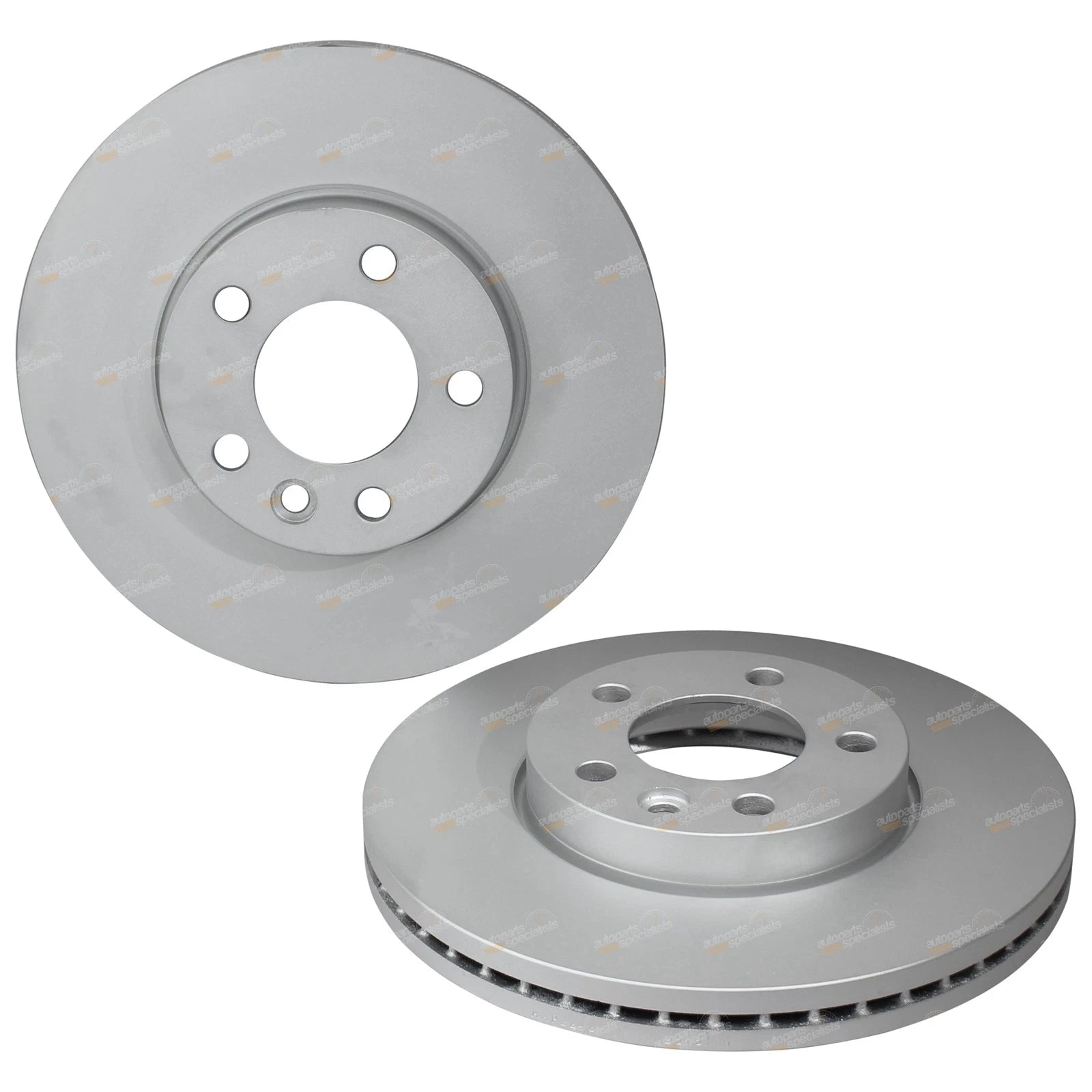 2 Front Disc Brake Rotors for VW Transporter T5 (2004–2015) 308mm