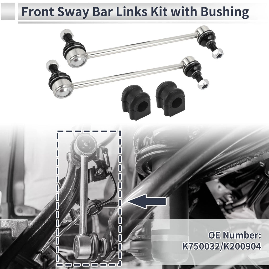 Front Stabilizer Bar Links with 2 Bushings for Kia Magentis (2006–2010)