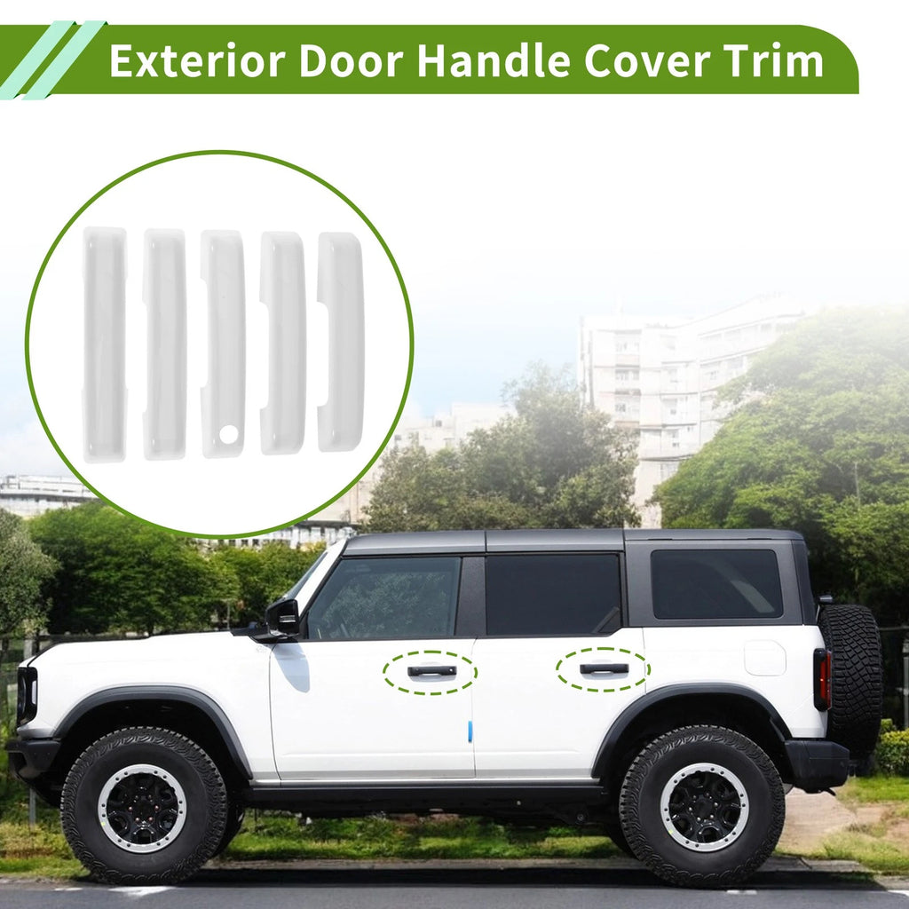 Exterior Door Handle Cover Trim Replacement for Ford Bronco (2021–2025)