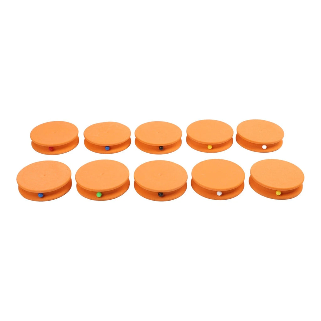 10 Pack 65mm EVA Foam Fishing Line Spools for Tackle Setup