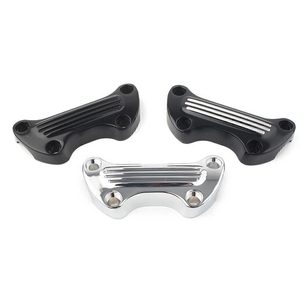 1" Handlebar Riser Top Clamp Cover for Harley Sportster Softail Dyna