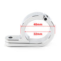 2X Handlebar Mount Clamp Clock for Universal Motorcycle (1.25" Bar)