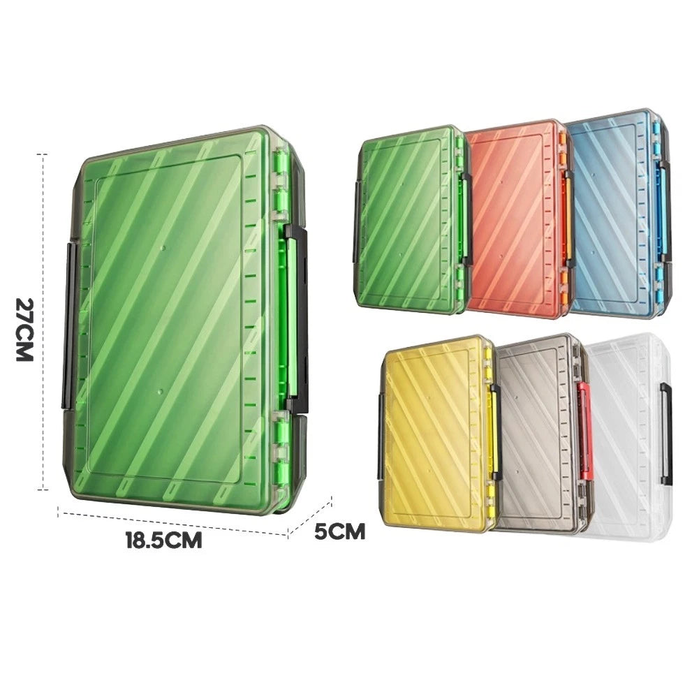 ABS Double Sided Fishing Box with Y Drain Hole for Organized Storage