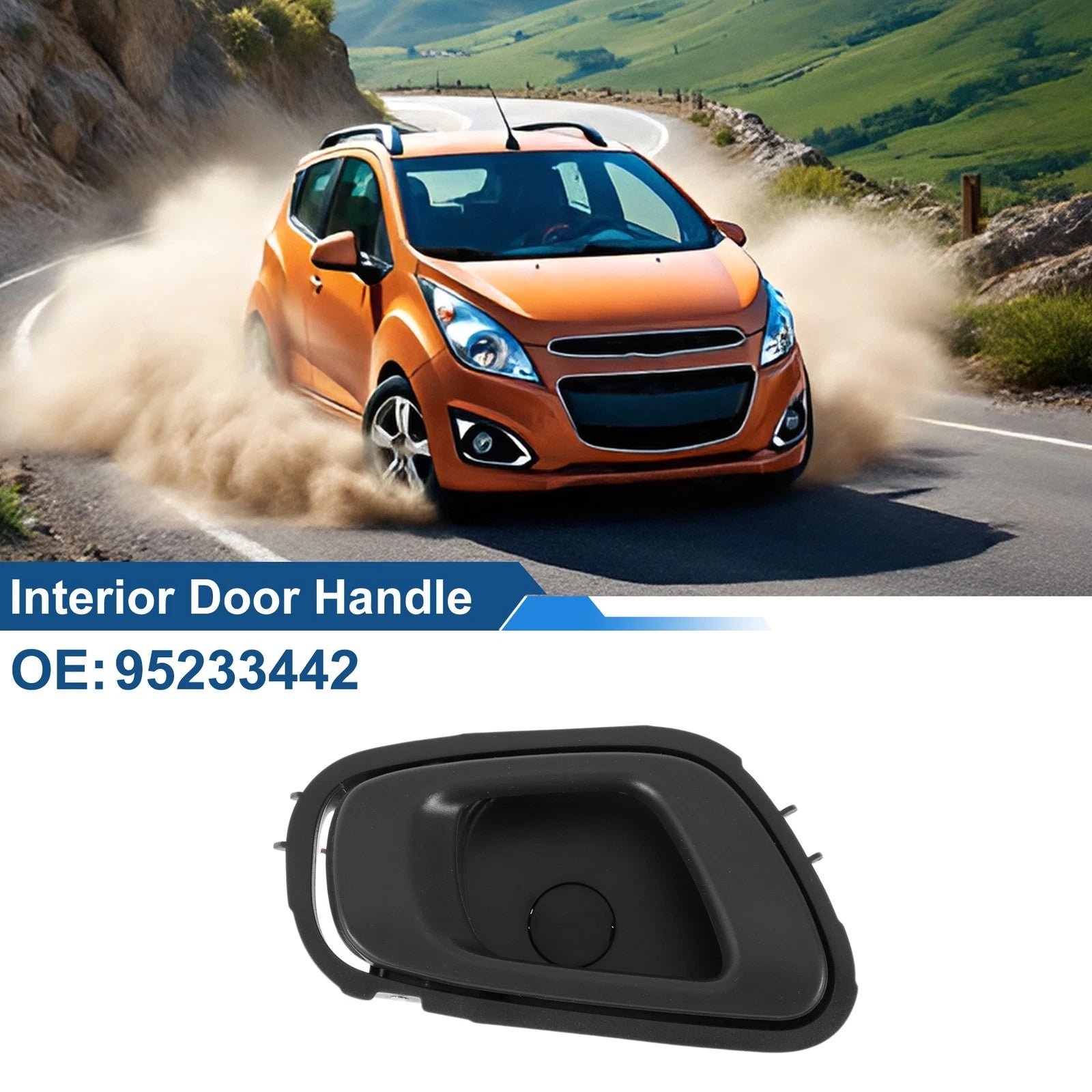 Front Driver Side Interior Door Handle Replacement for Chevrolet Spark 2013-2015