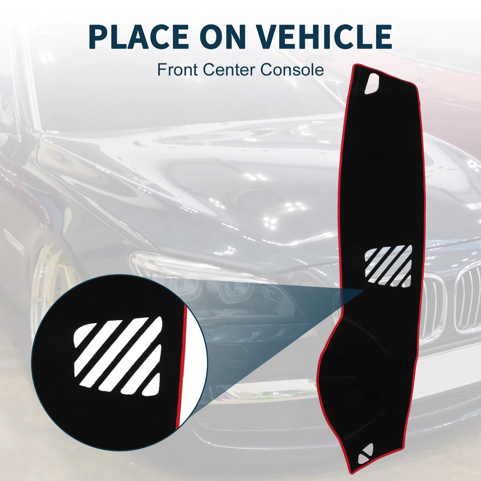 Dashboard Dash Cover Mat for BMW 5 Series F10 F11 Sun Protector Pad