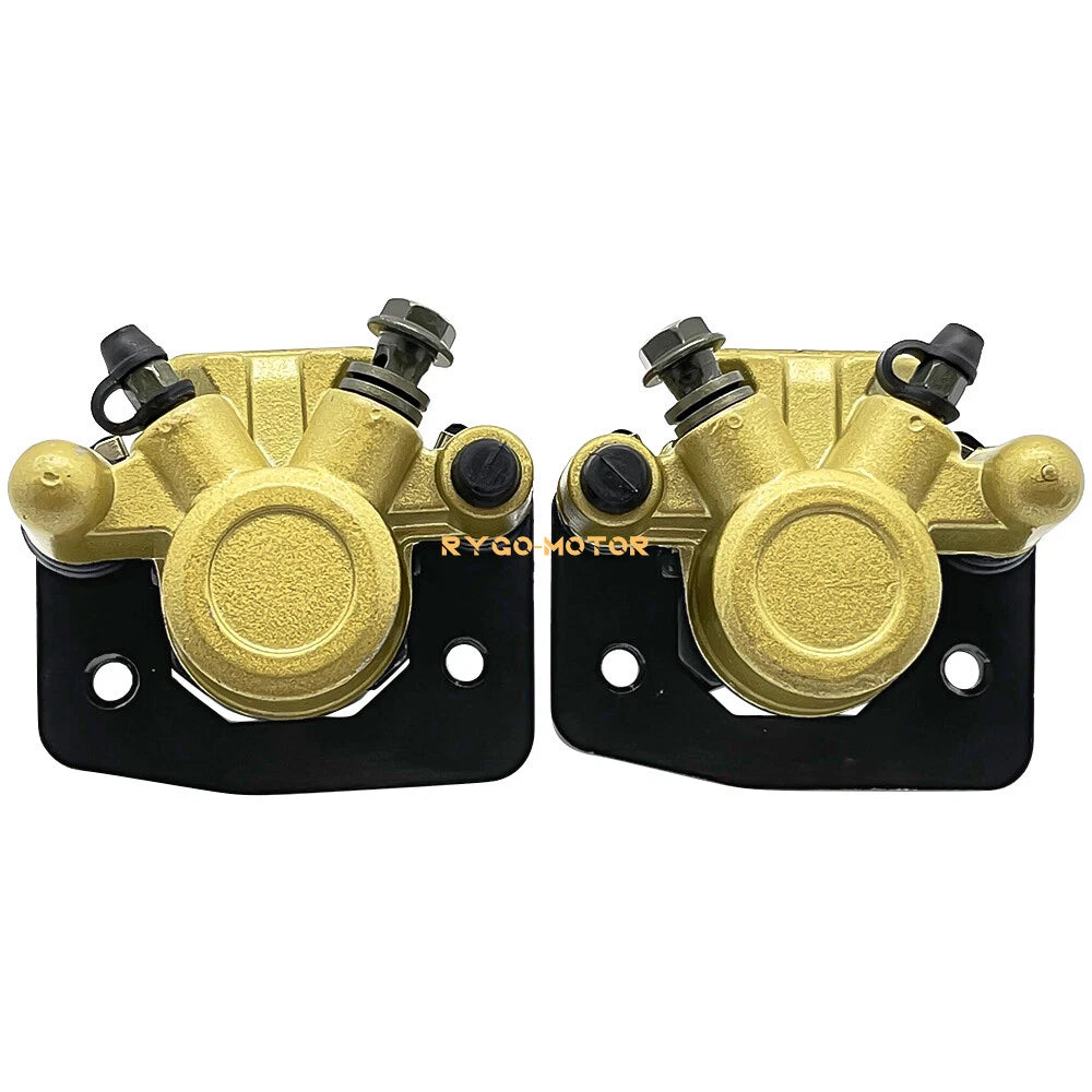 Front Brake Calipers & Pads for Polaris RZR 170 (2009–2020) #0454380 #0454381