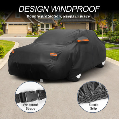 Waterproof Car Cover for Mazda MX-5 Miata (2016–2023) - 210D-PU, Black