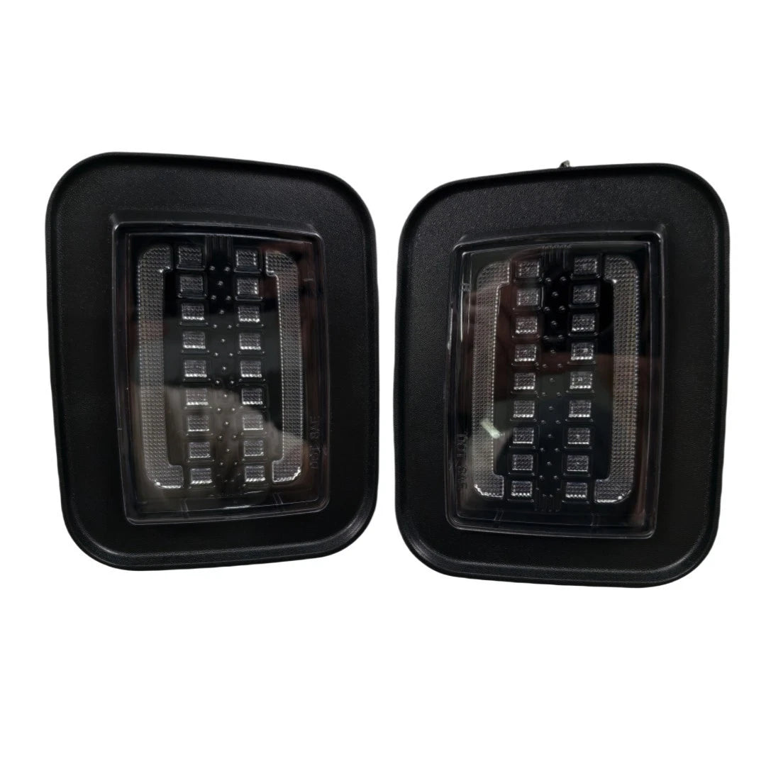 Pair Clear LED Front Corner Turn Signal Parking Light for Hummer H2 (2003–2009)