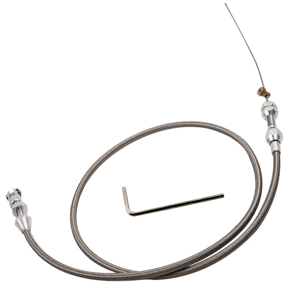 36inch Stainless Steel Braided Throttle Cable for LS1 Engine (2000–2006)