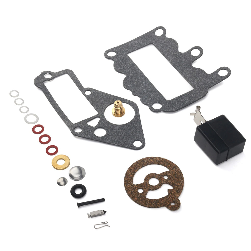 Carburetor Kit with Float for Evinrude Johnson 7.5-20 HP