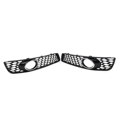 Chrome Front Bumper Honeycomb Mesh Grille Cover for Audi A3 8P (2009–2013)
