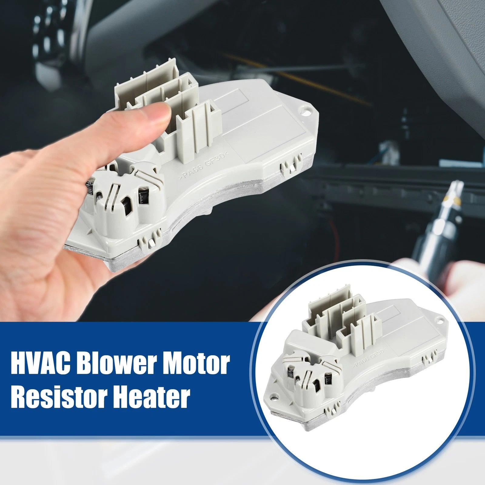 HVAC Blower Motor Resistor Replacement for BMW 325i 330i 330xi (2001–2006)