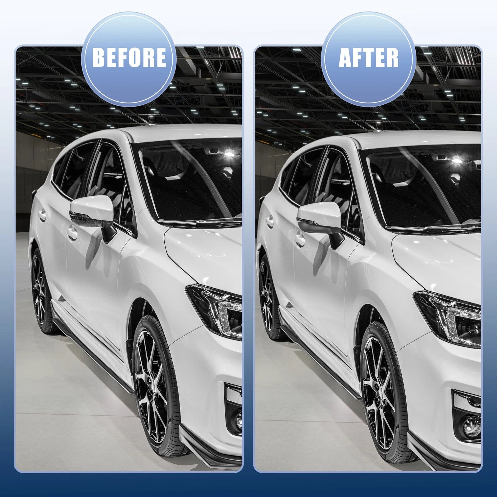 Door Rearview Mirror Cover Pair Replacement for Subaru Legacy (2010–2014)