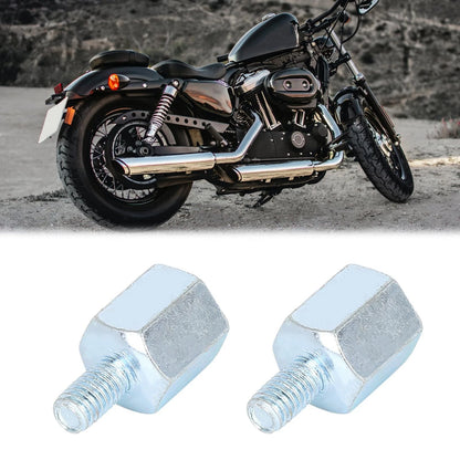 8mm to 6mm Rearview Mirror Adapter RH Heavy Duty for Motorcycle Bike (—)