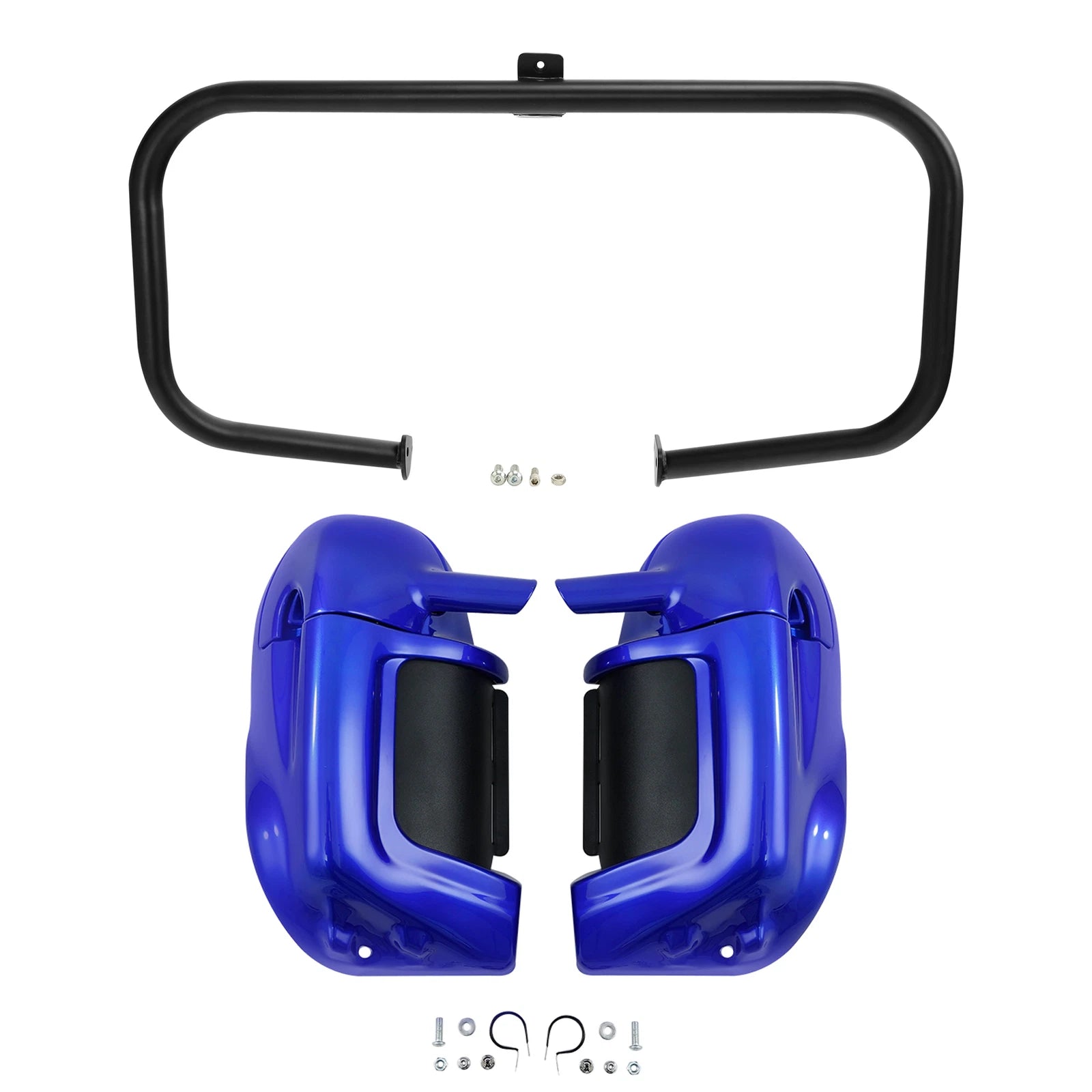 Lower Vented Fairings Engine Guard Crash Bar for Harley Touring (1997–2008)